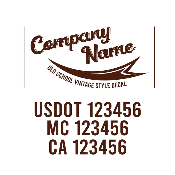 Vintage USDOT Decals