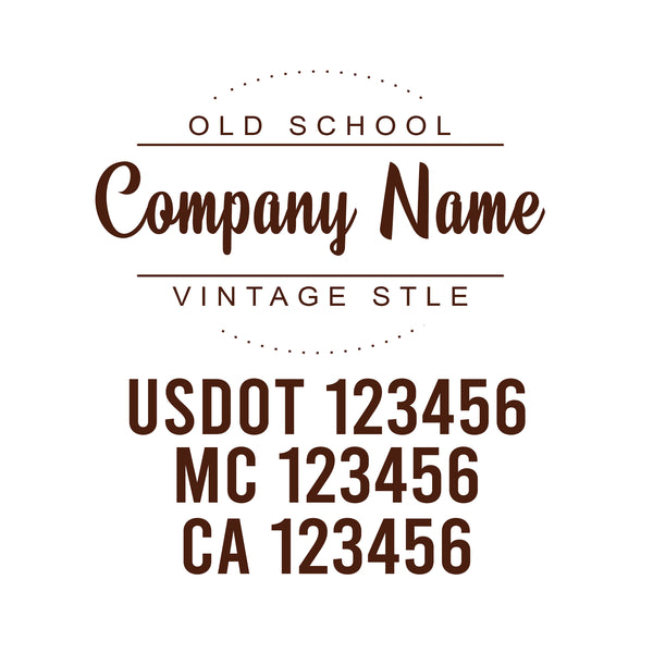Vintage USDOT Decals