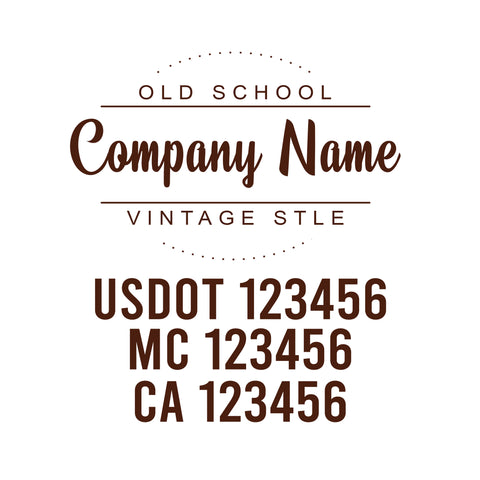 Vintage USDOT Decals