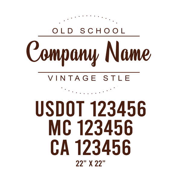Vintage USDOT Decals
