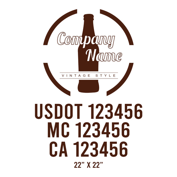 Vintage USDOT Decals