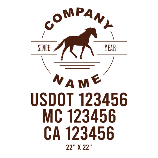 Vintage USDOT Decals