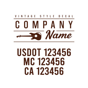 Vintage USDOT Decals
