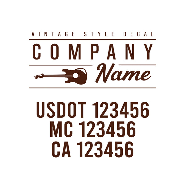 Vintage USDOT Decals