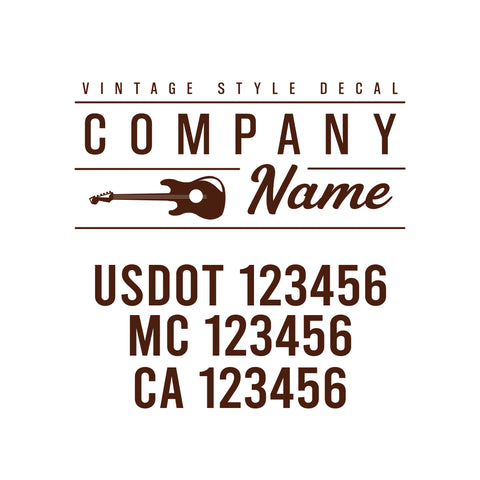 Vintage USDOT Decals