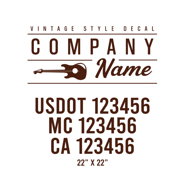 Vintage USDOT Decals
