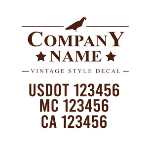 Vintage USDOT Decals