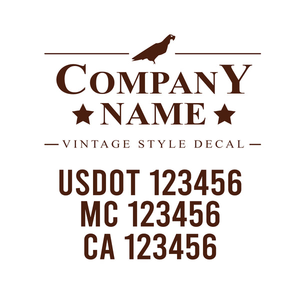 Vintage USDOT Decals