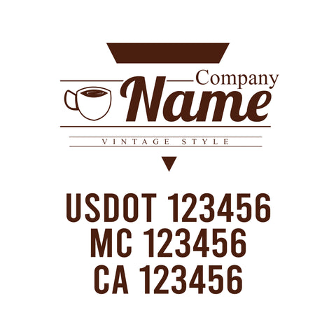 Vintage USDOT Decals