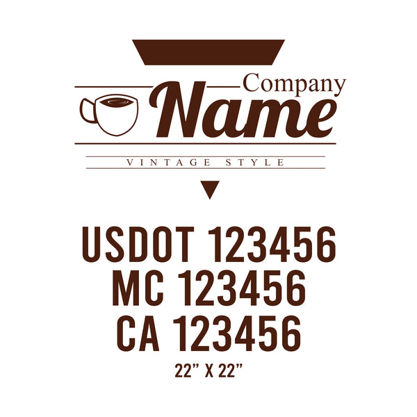Vintage USDOT Decals