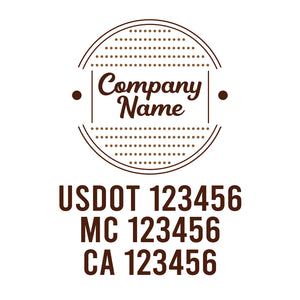 Vintage USDOT Decals