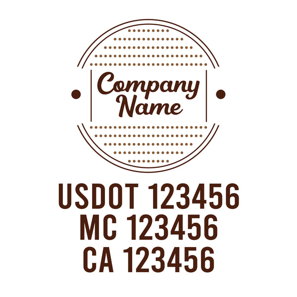 Vintage USDOT Decals
