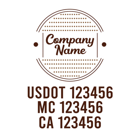 Vintage USDOT Decals