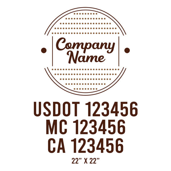 Vintage USDOT Decals