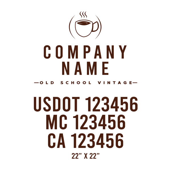 Vintage USDOT Decals