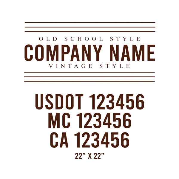 Vintage USDOT Decals
