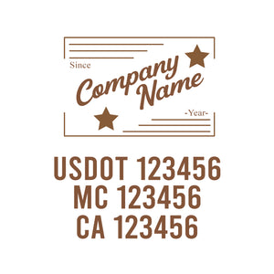Vintage USDOT Decals