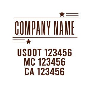 Vintage USDOT Decals