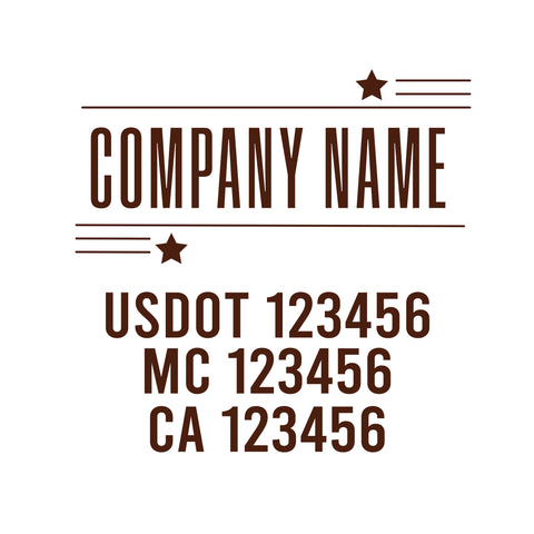 Vintage USDOT Decals