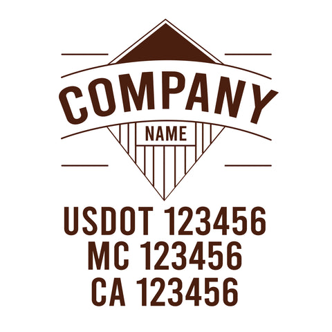 Vintage USDOT Decals