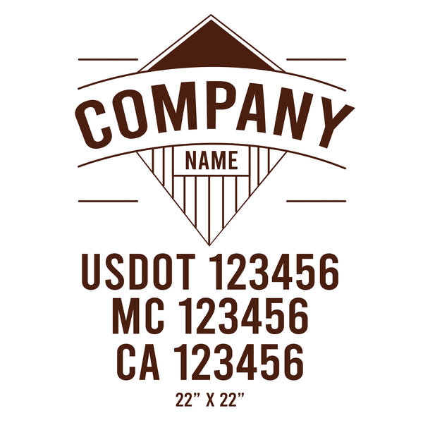 Vintage USDOT Decals