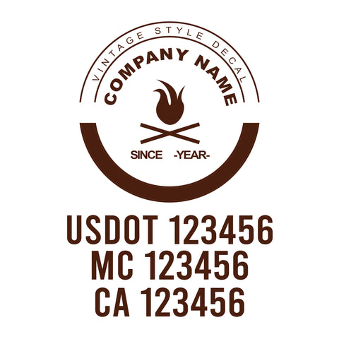 Vintage USDOT Decals