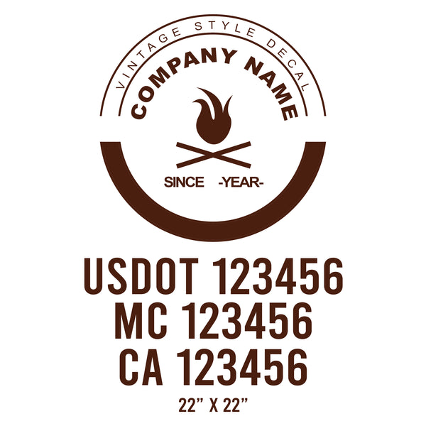 Vintage USDOT Decals