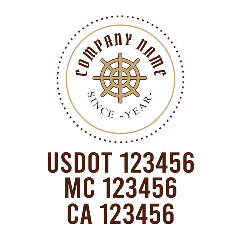 Vintage USDOT Decals