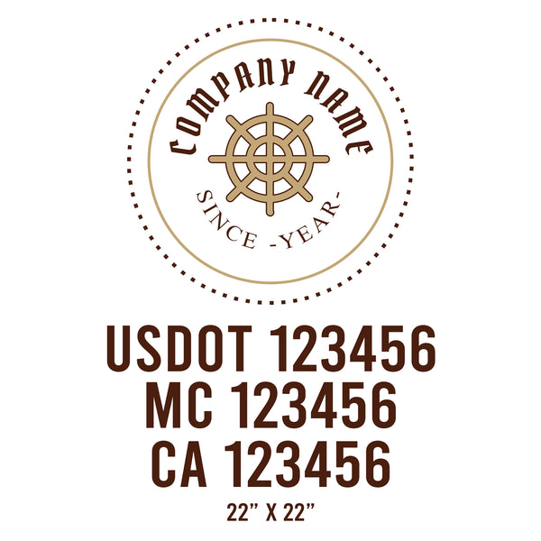 Vintage USDOT Decals