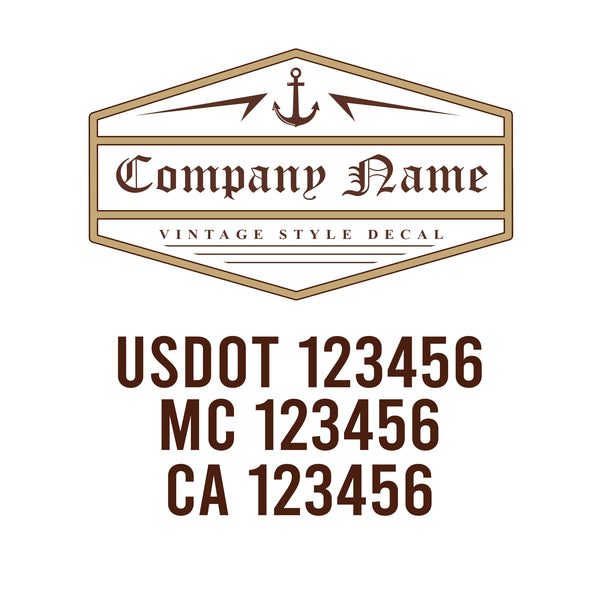 Vintage USDOT Decals