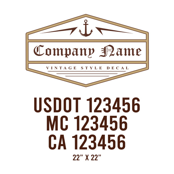 Vintage USDOT Decals