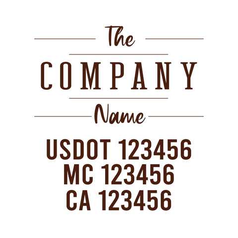 Vintage USDOT Decals