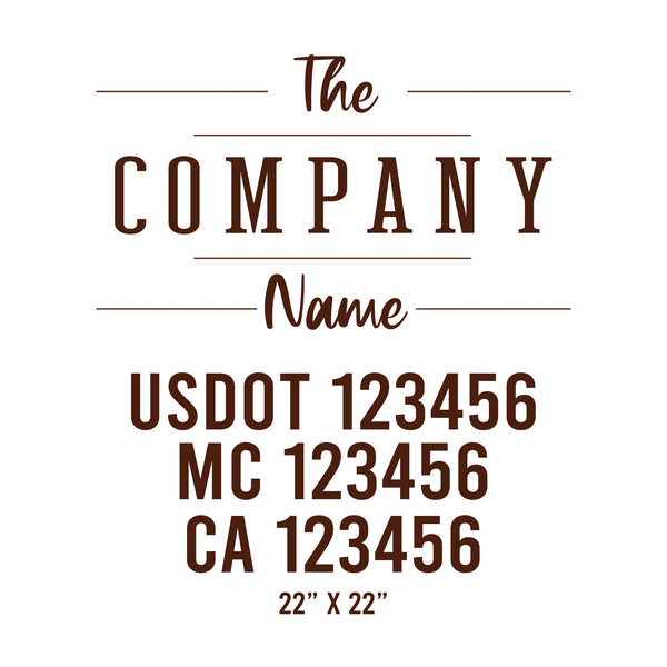 Vintage USDOT Decals