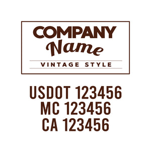 Vintage USDOT Decals