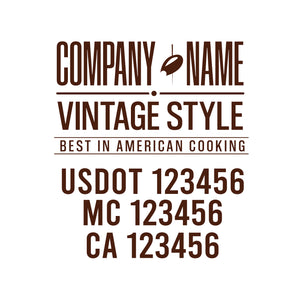 Vintage USDOT Decals