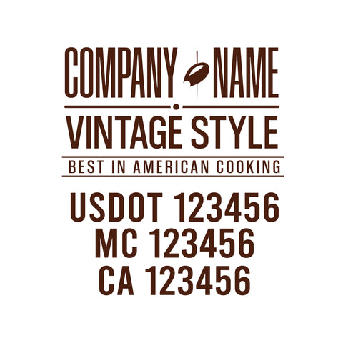 Vintage USDOT Decals