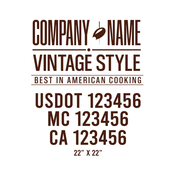 Vintage USDOT Decals