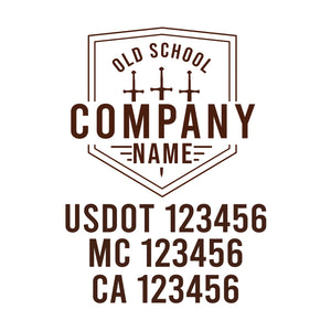 Vintage USDOT Decals
