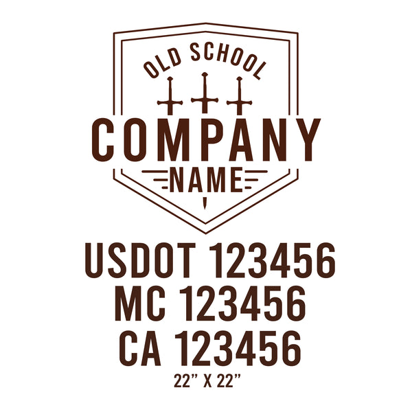 Vintage USDOT Decals