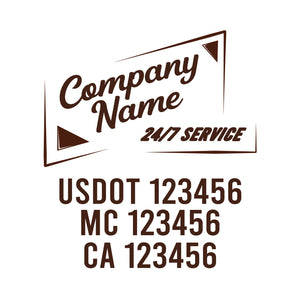 Vintage USDOT Decals