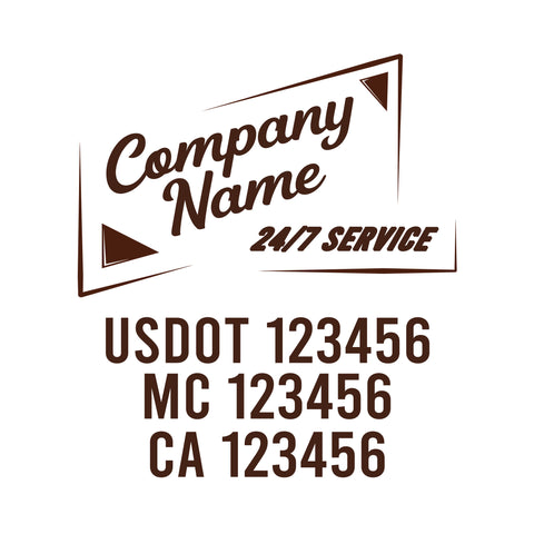 Vintage USDOT Decals