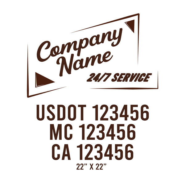 Vintage USDOT Decals