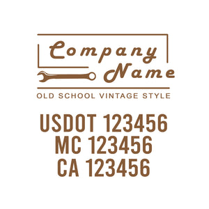 Vintage USDOT Decals