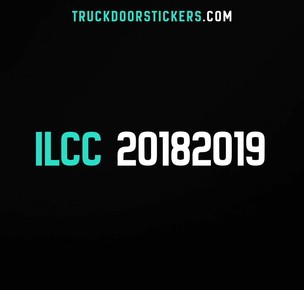 ilcc number decal