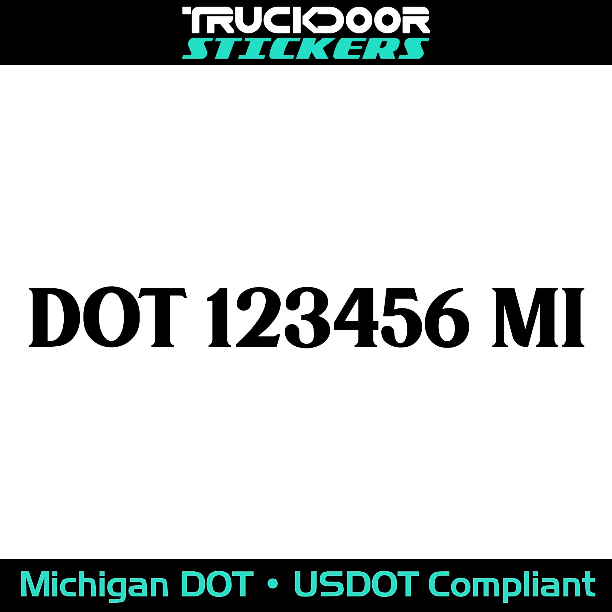 usdot decal Michigan