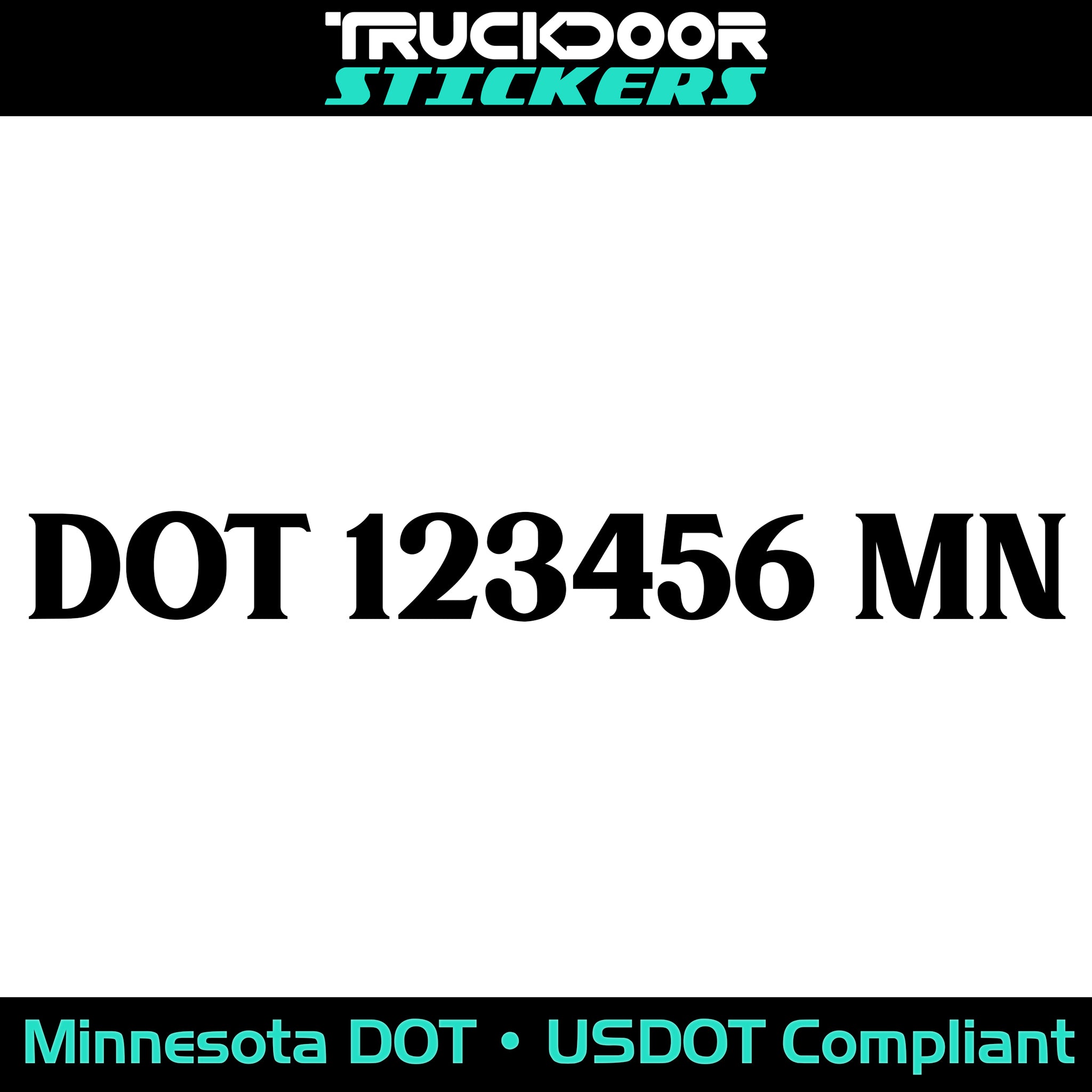 usdot decal Minnesota