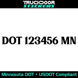 usdot decal Minnesota