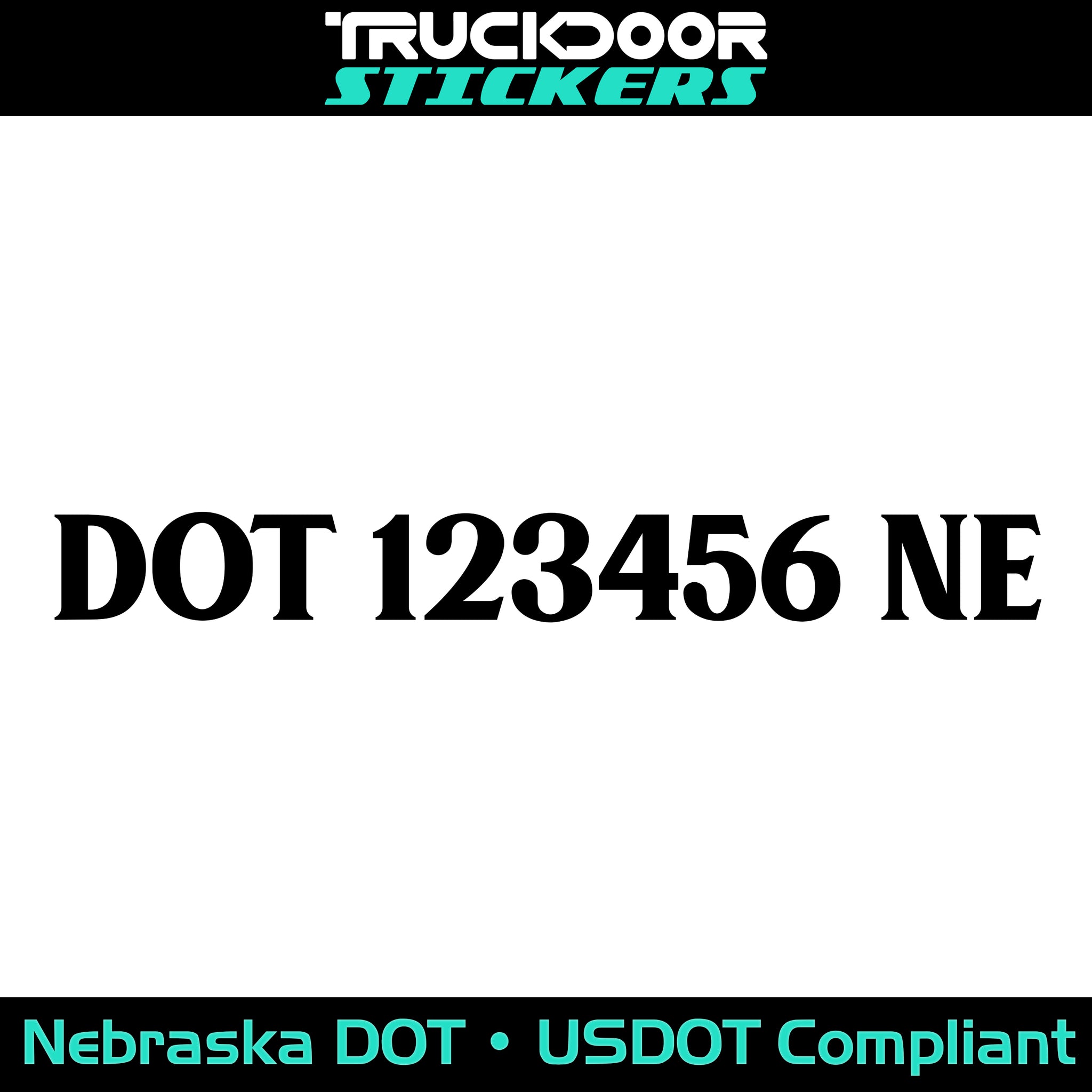 usdot decal Nebraska