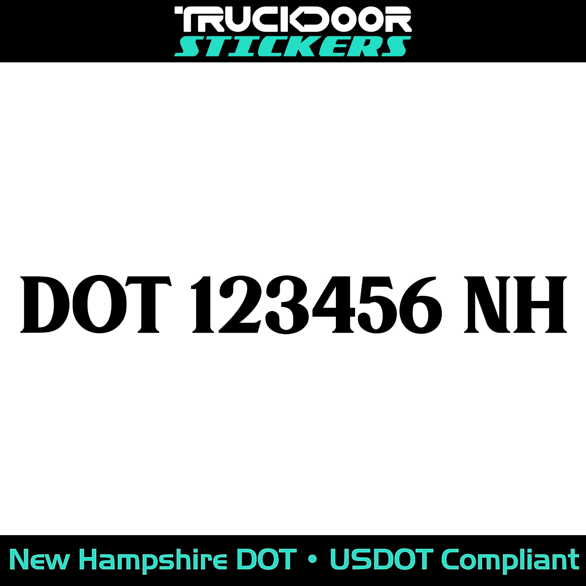 usdot decal New Hampshire