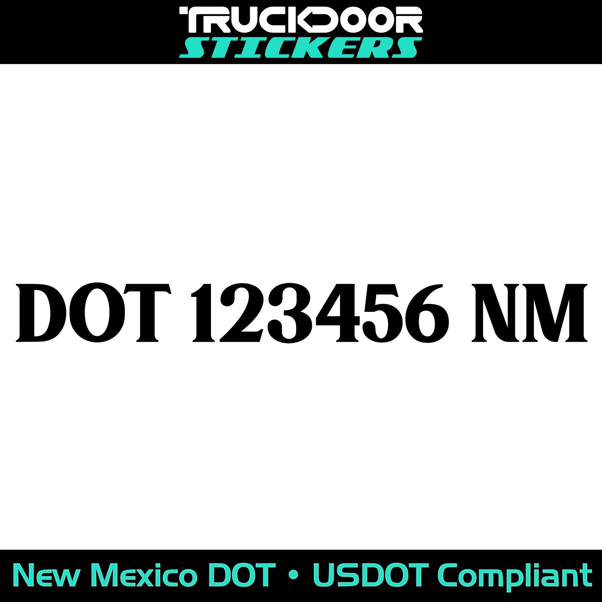 usdot decal new mexico